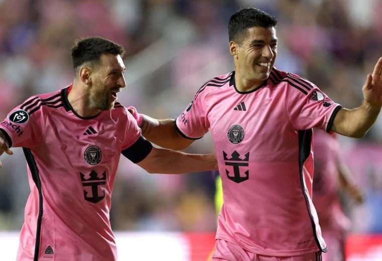Messi y Suárez, figuras del Inter Miami de la MLS. Foto: Internet