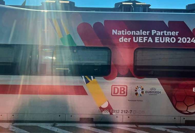 La Deutsche Bahn es el socio de transporte oficial de la Eurocopa 2024. IMAGO