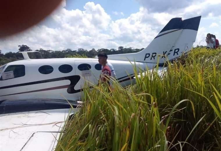 Guayaramerín: avioneta cae cerca de una comunidad y sus ocupantes escapan al monte