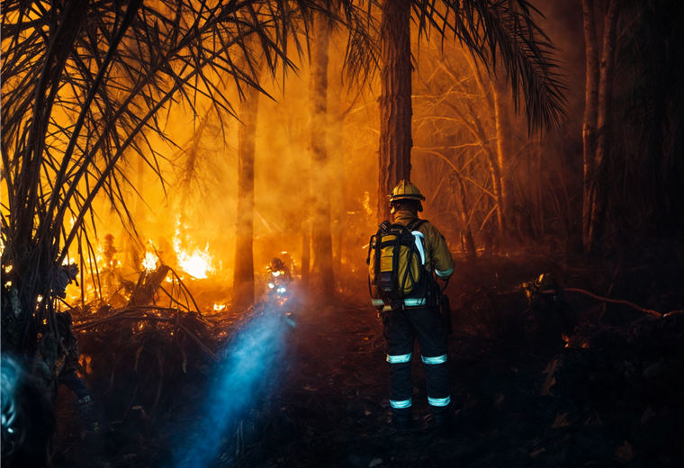 Los incendios han consumido más de 7 millones de hectáreas en Santa Cruz. Foto: Archivo